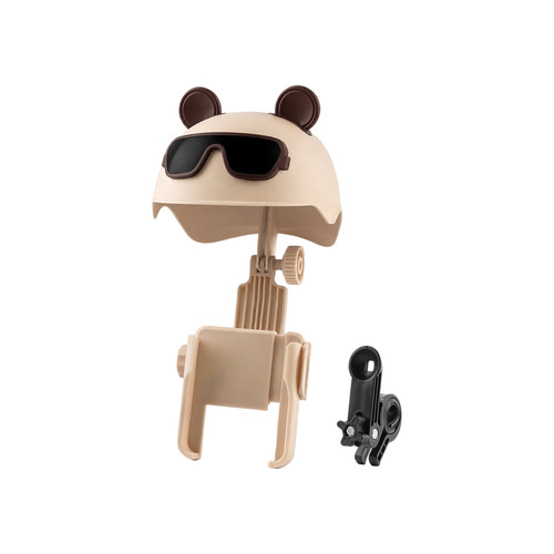 Single action lock phone mount - action,