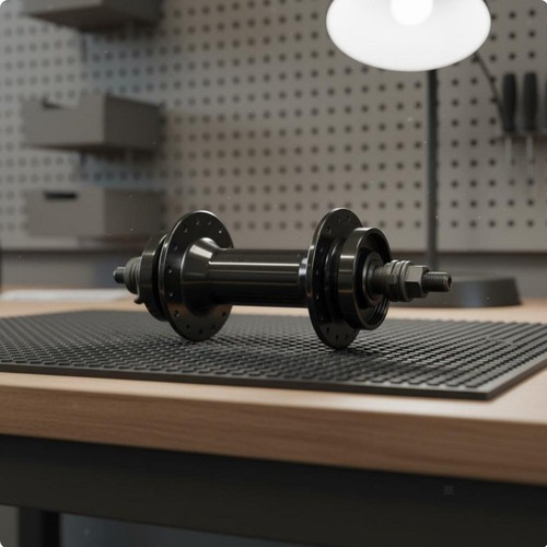 Versatile aluminum bike hub - aluminum, e